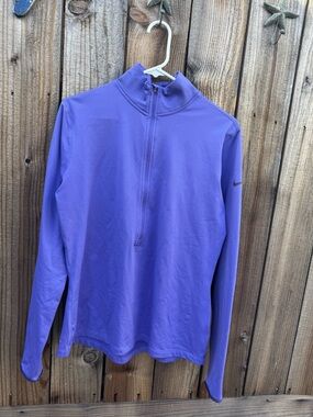 Nike Purple Dri-FIT Zip Top